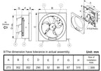 KDK 25AUA ventilating fan