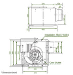 KDK 38CHG ventilating fan