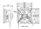 KDK 40GSC industrial ventilating fan