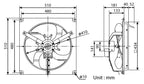 KDK 40KQT industrial ventilating fan