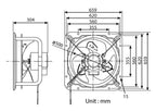 KDK 50GTC industrial ventilating fan