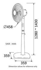 KDK N40HS stand fan