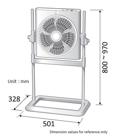 KDK SC30H box fan