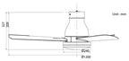 KDK U48FP ceiling fan