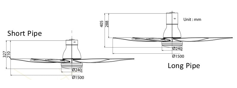 KDK U60FW ceiling fan