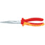KNIPEX 1000V Insulated Snipe Nose Side Cutting Pliers, 8" - 26 16 200