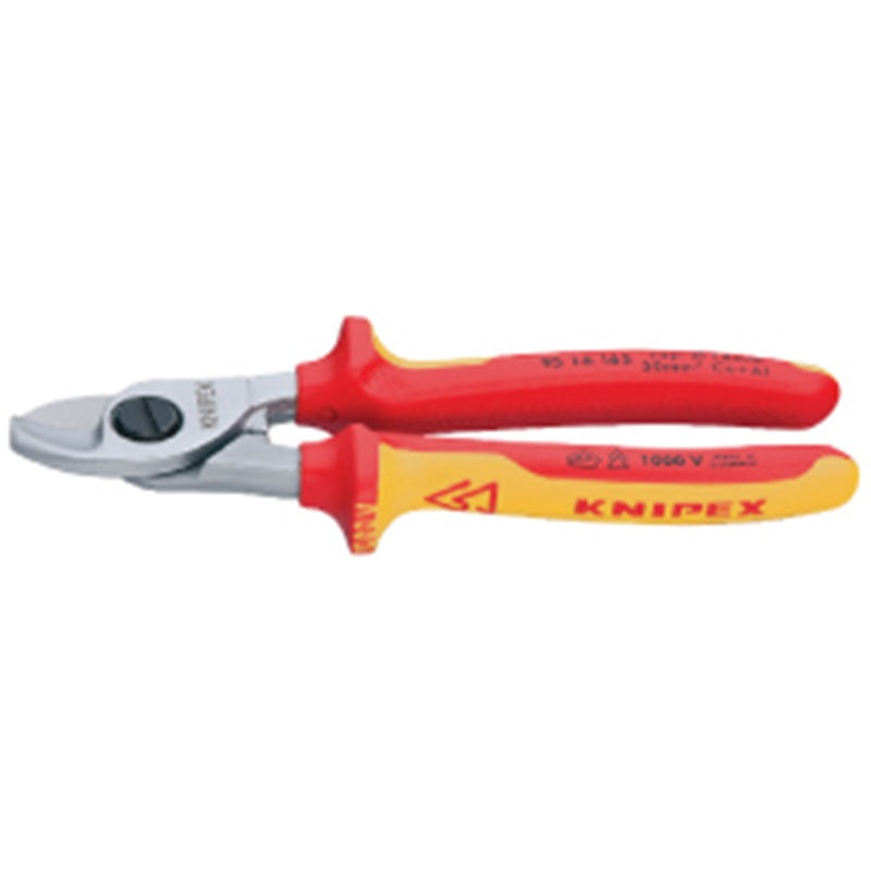 KNIPEX 1000V Insulated Cable Shears, 6-1/2" - 95 16 165 Main image