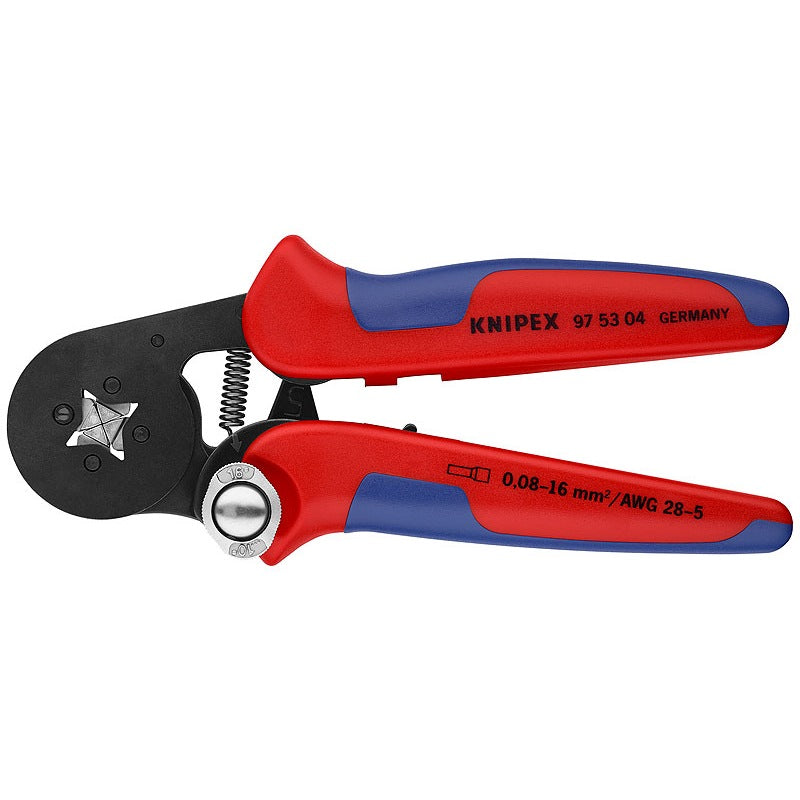 KNIPEX Self-Adjusting Crimping Pliers, Square Crimp, 0.08-16mm² - 97 53 04 Main image
