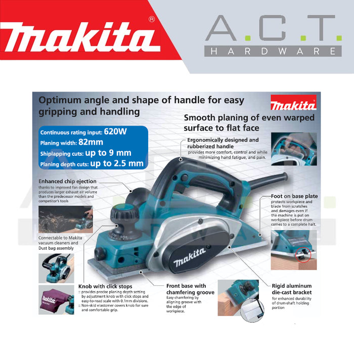 MAKITA KP0800X CORDED POWER PLANER