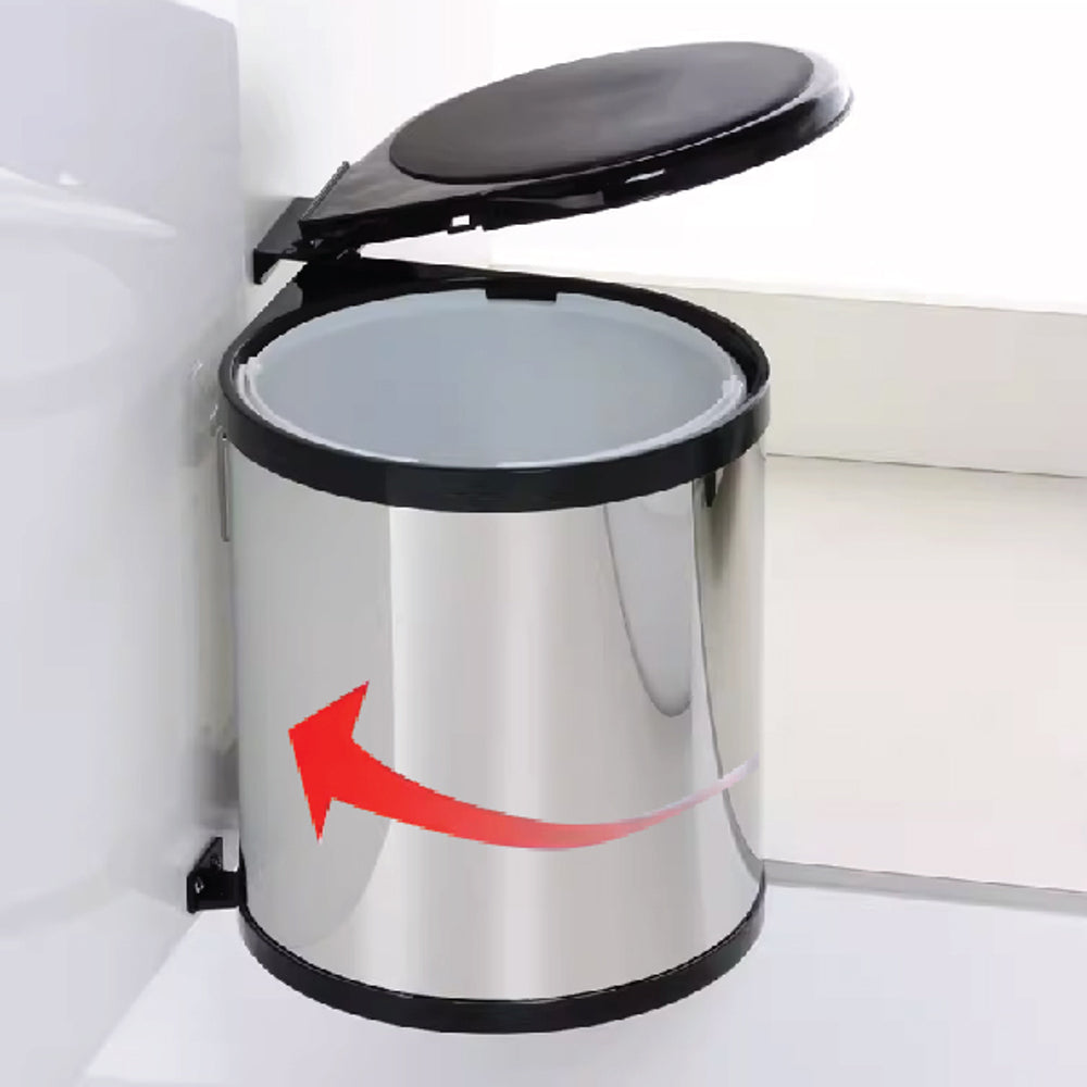 S.H Waste Bin - 14L - Stainless Steel