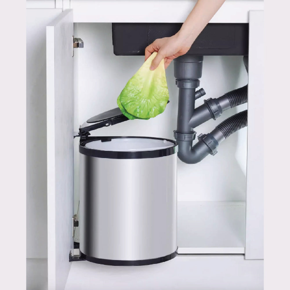 S.H Waste Bin - 14L - Stainless Steel