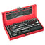 M10 SOCKET SET-1/4 DR 6PT 35PCS 235MX