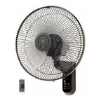 KDK 16" WALL FAN PLASTIC BLADE WITH REMOTE BLACK, M40MS