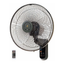 KDK 16" WALL FAN PLASTIC BLADE WITH REMOTE BLACK, M40MS