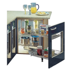 S.H M6011 Magic Corner Basket With Soft-Close