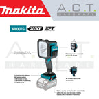 MAKITA ML007G CORDLESS WORKLIGHT