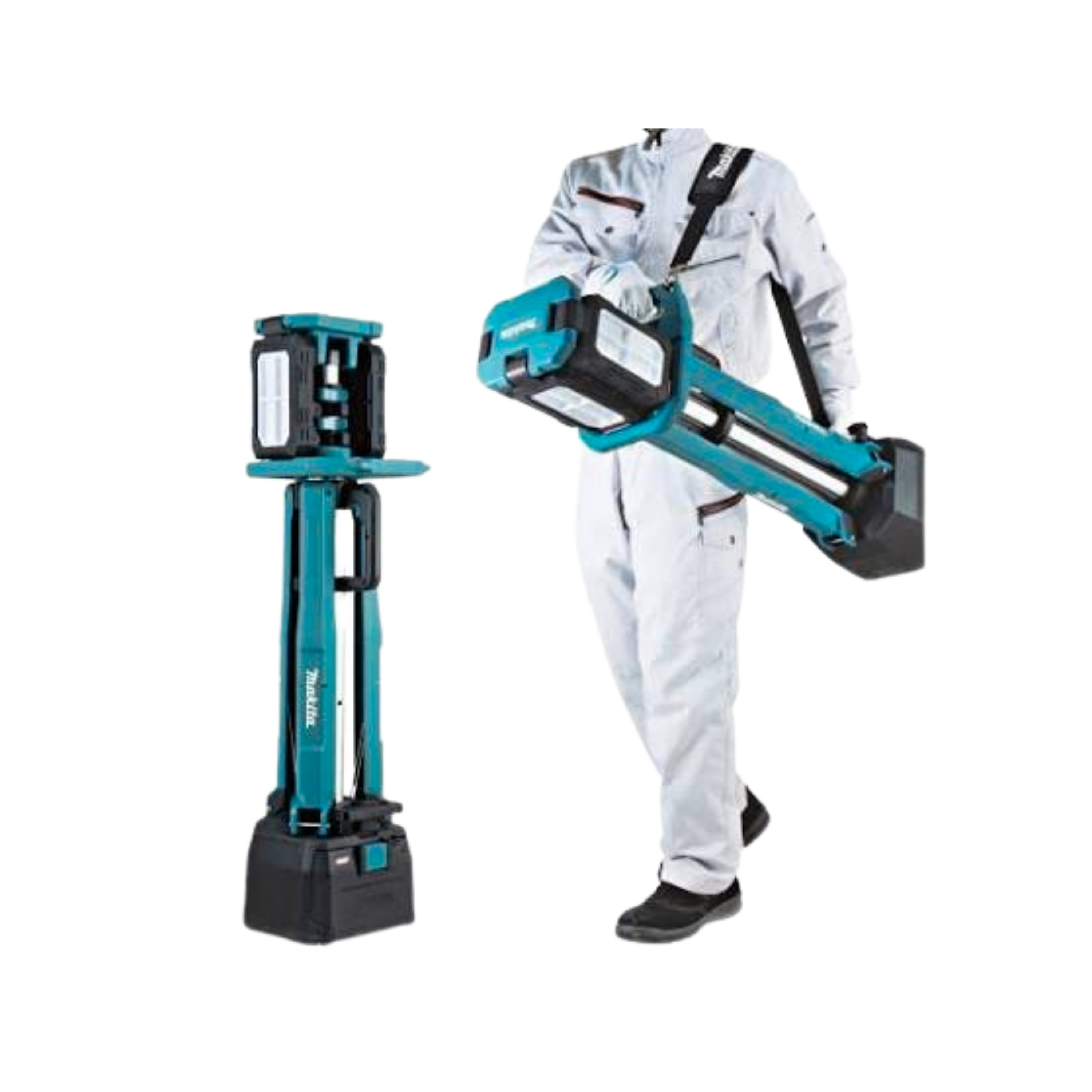MAKITA ML014G, 40V/ 18V CORDLESS LED TRIPOD WORKLIGHT, 15,000 LUMENS