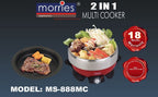 MORRIES MULTI FUNCTION COOKER 3.0L MS-888MC