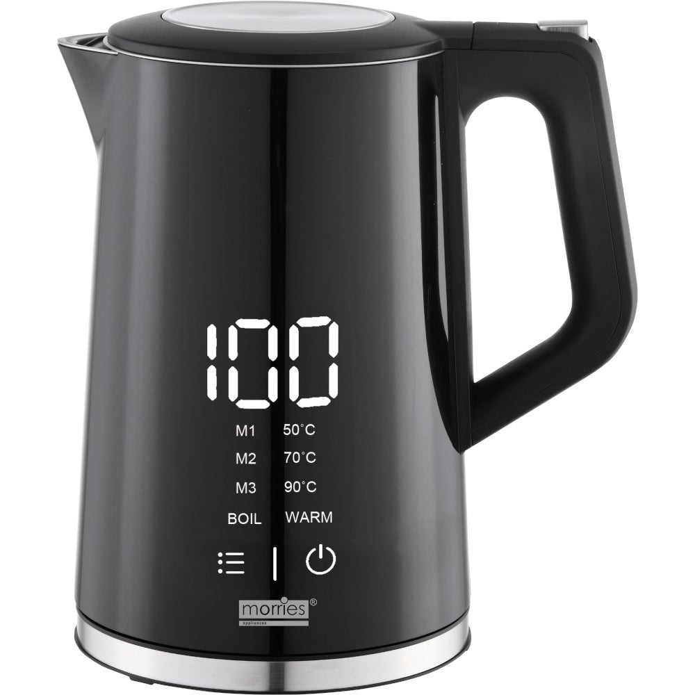 MORRIES 1.7L DIGITAL DOUBLE WALL KETTLE MS1010DDLK Main image