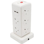 MORRIES MS104TUSB tower extension socket
