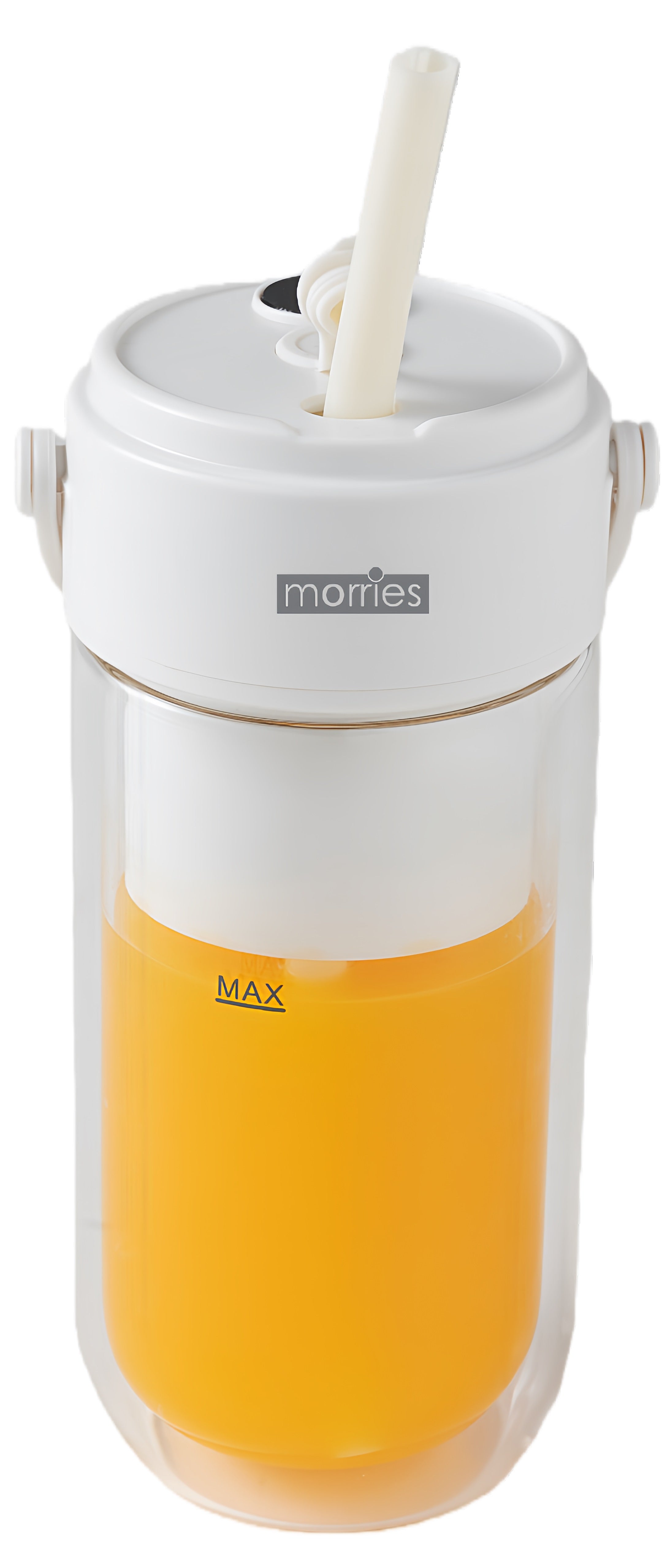 MORRIES 350ML DOUBLE WALL BOROSILICATE GLASS PORTABLE JUICER MS350PJ Secondary image