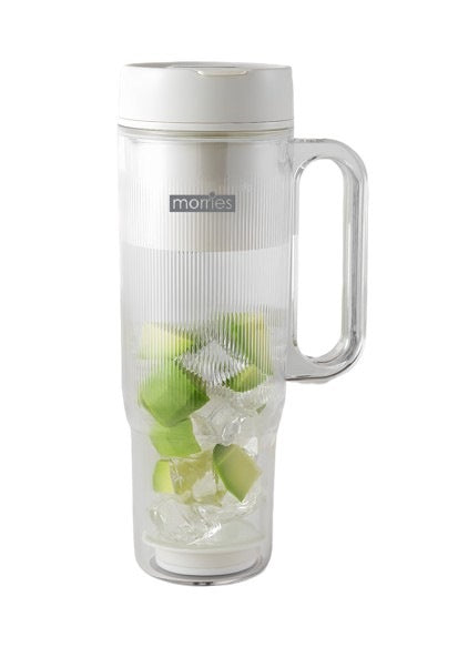 MORRIES 500ML DOUBLE WALL BOROSILICATE GLASS PORTABLE JUICER MS500PJ