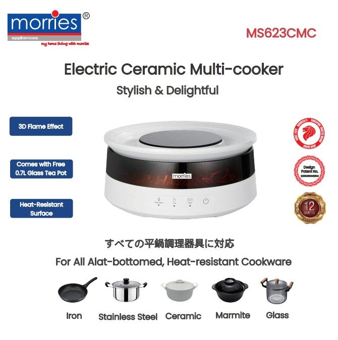 MORRIES CERAMIC MULTI-COOKER MS623CMC Secondary image