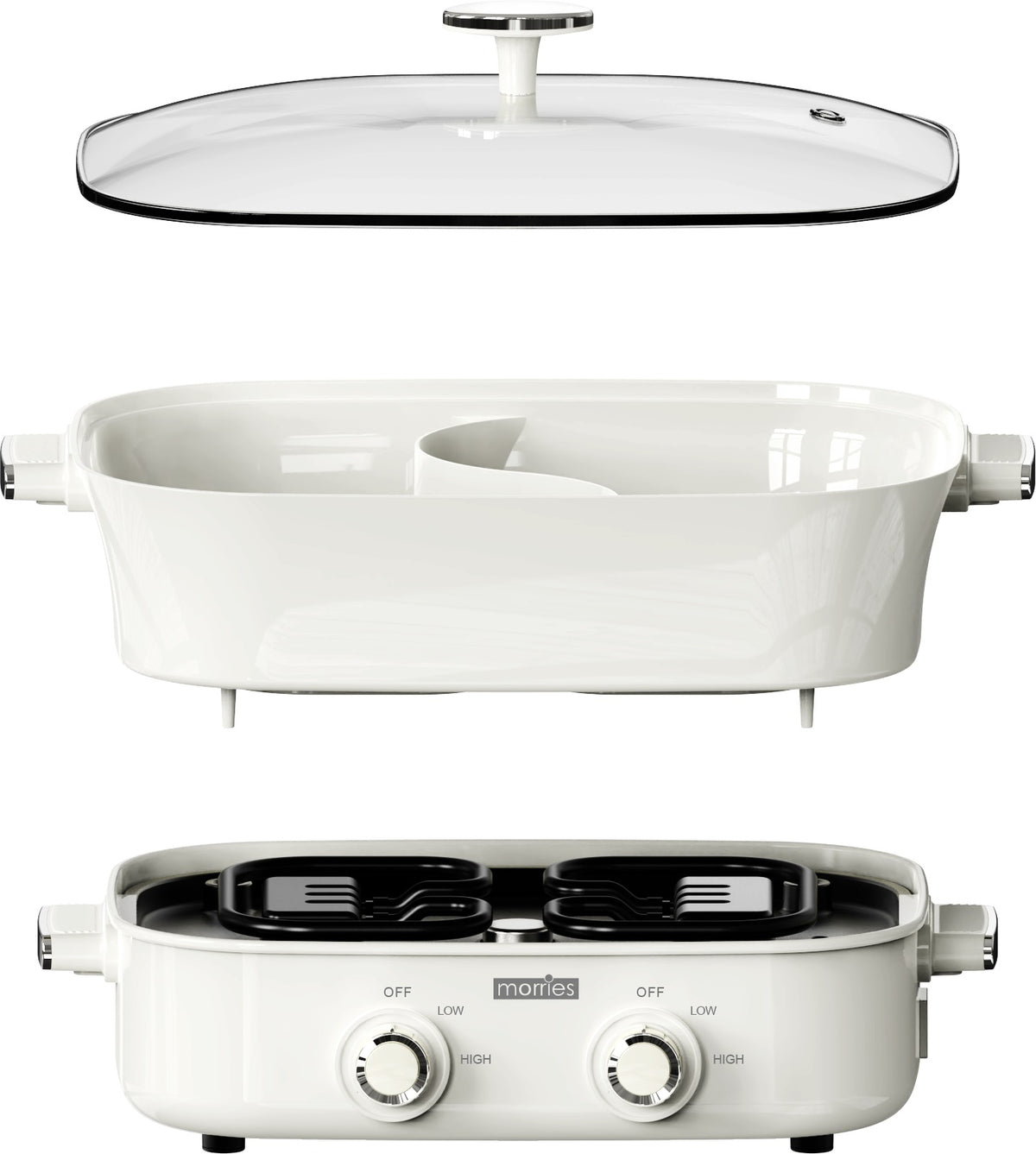 MORRIES 6.5L YUAN YANG HOT POT MS8865YYHP
