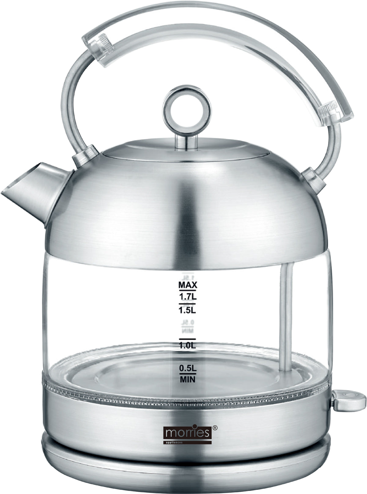 MORRIES 1.7L CORDLESS GLASS KETTLE MS9090GK