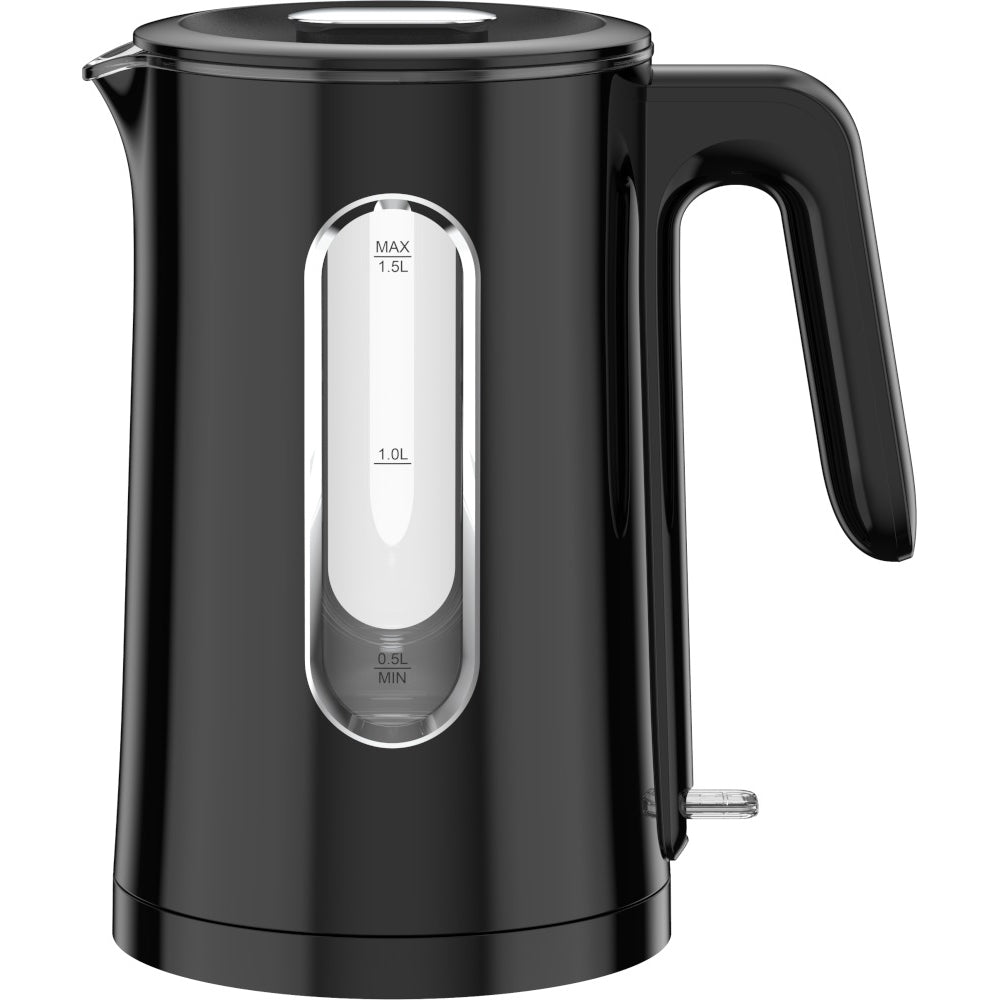MORRIES 1.5L DOUBLE WALL GLASS ELECTRIC KETTLE MSCJ608BK Main image