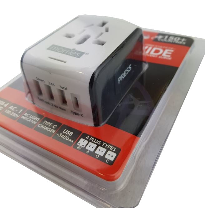 MORRIES MSR34 travel adaptor