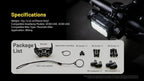 NITECORE BM06 HEADLAMP BIKE MOUNT (FOR HC60 UHE, HC65 UHE)