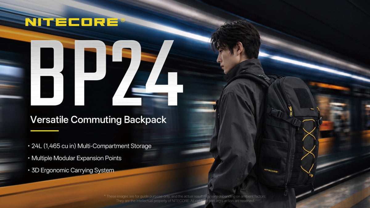 NITECORE BP24 VERSATILE COMMUTING BACKPACK - 24L CAPACITY