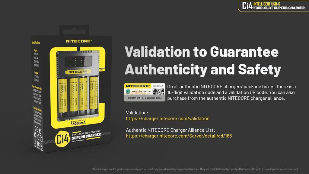 NITECORE CI4 CHARGER (USB-C 3A 18W)