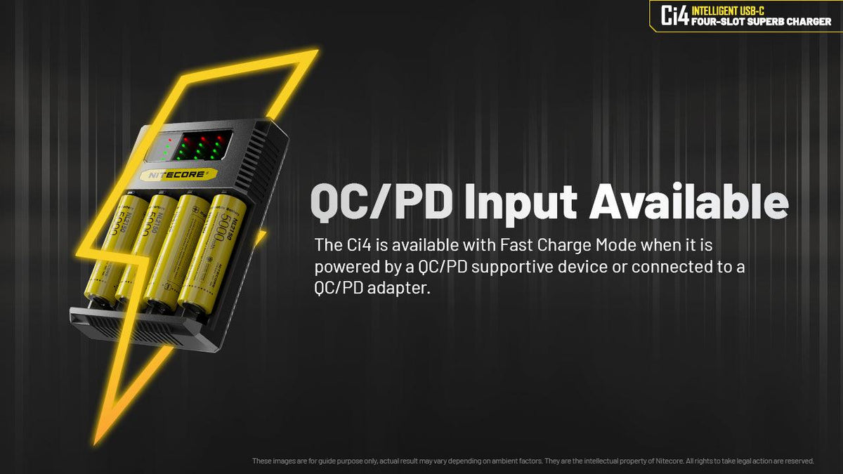 NITECORE CI4 CHARGER (USB-C 3A 18W)