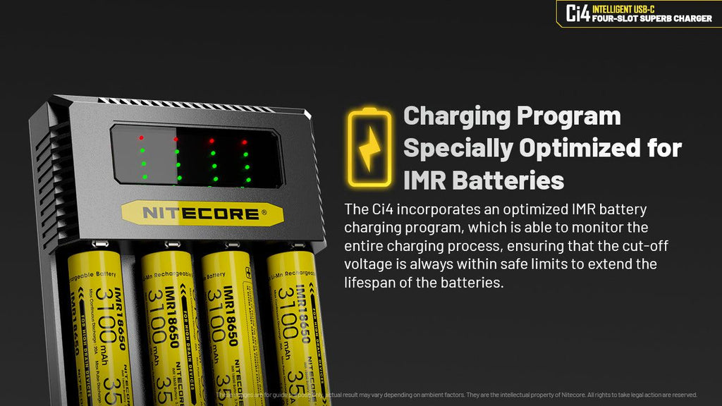 NITECORE CI4 CHARGER (USB-C 3A 18W)