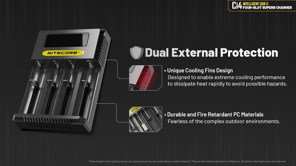 NITECORE CI4 CHARGER (USB-C 3A 18W)