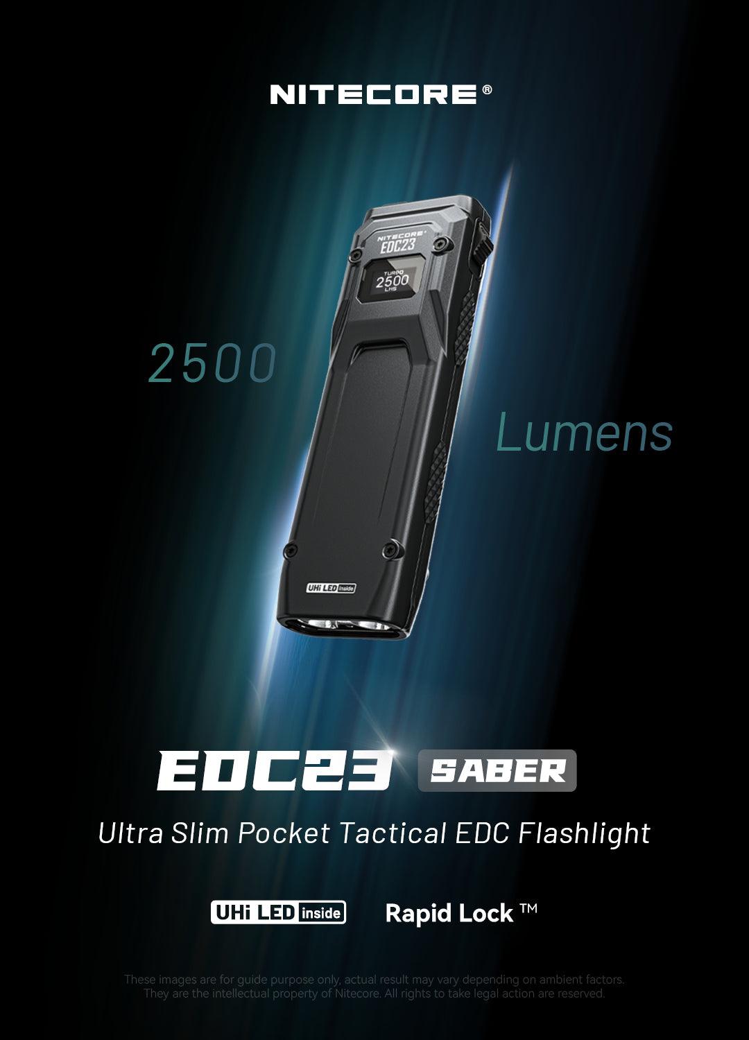 NITECORE EDC23 - 2500 LUMENS