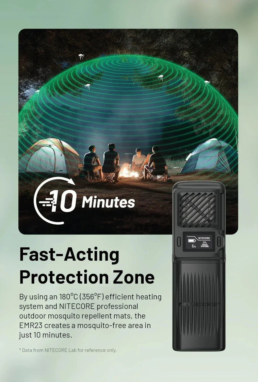 NITECORE EMR23 2-IN-1 ELECTRONIC MOSQUITO REPELLENT