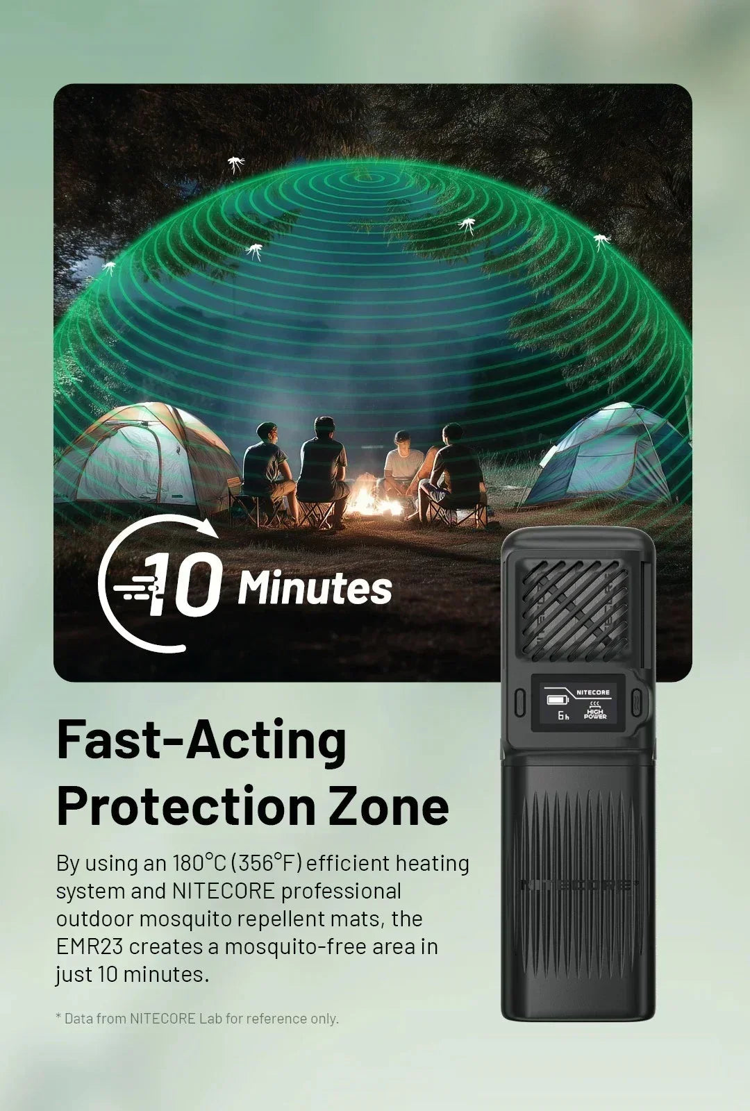 NITECORE EMR23 2-IN-1 ELECTRONIC MOSQUITO REPELLENT