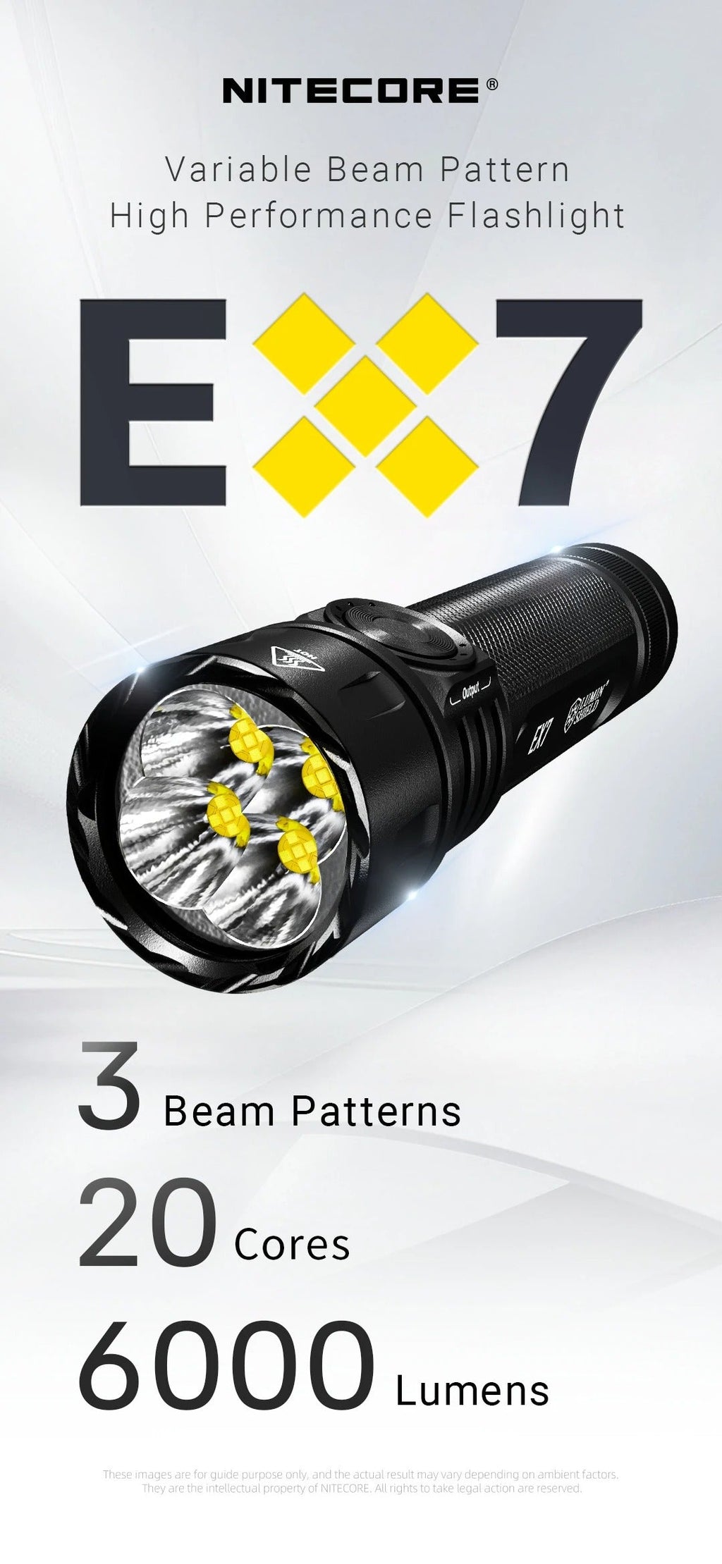 NITECORE EX7 - 6000 LUMENS