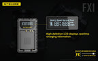 NITECORE FX1 (FUJIFILM NP-W126) DUAL-SLOT BATTERY CHARGER