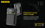 NITECORE FX1 (FUJIFILM NP-W126) DUAL-SLOT BATTERY CHARGER