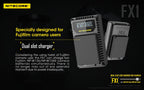 NITECORE FX1 (FUJIFILM NP-W126) DUAL-SLOT BATTERY CHARGER