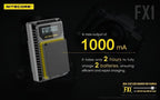 NITECORE FX1 (FUJIFILM NP-W126) DUAL-SLOT BATTERY CHARGER