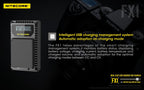 NITECORE FX1 (FUJIFILM NP-W126) DUAL-SLOT BATTERY CHARGER