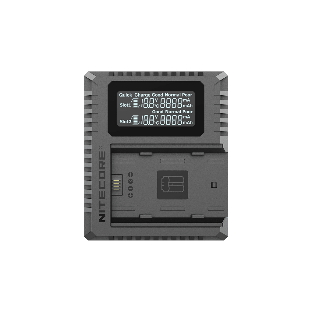 NITECORE FX3 (FUJIFILM NP-W235) DUAL-SLOT BATTERY CHARGER