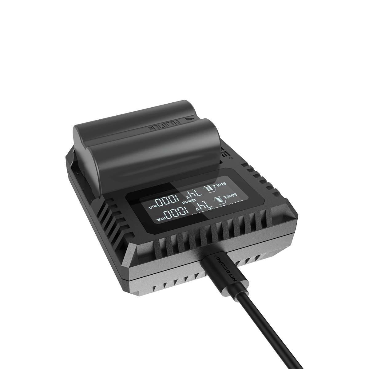 NITECORE FX3 (FUJIFILM NP-W235) DUAL-SLOT BATTERY CHARGER