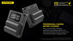 NITECORE FX3 (FUJIFILM NP-W235) DUAL-SLOT BATTERY CHARGER