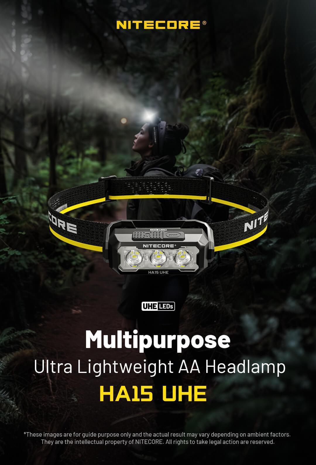 NITECORE HA15 UHE - 400 LUMENS